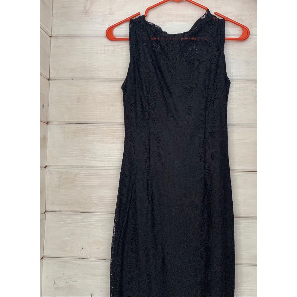 Lacy black dress!